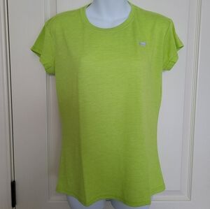Marika Tek Lime Green Performance Athletic Top, Sz M, GUC